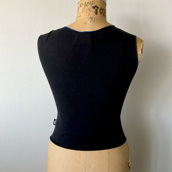 RARE MISFITS JONNY ROCK Corset Top Vintage band tee t-shirt sleeveless tank XS/S - Picture 5 of 7
